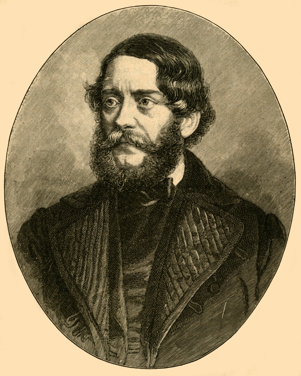 Kossuth Lajos magyar jogász és politikus, 1850-es évek c1890. alkotó: Unbekannt