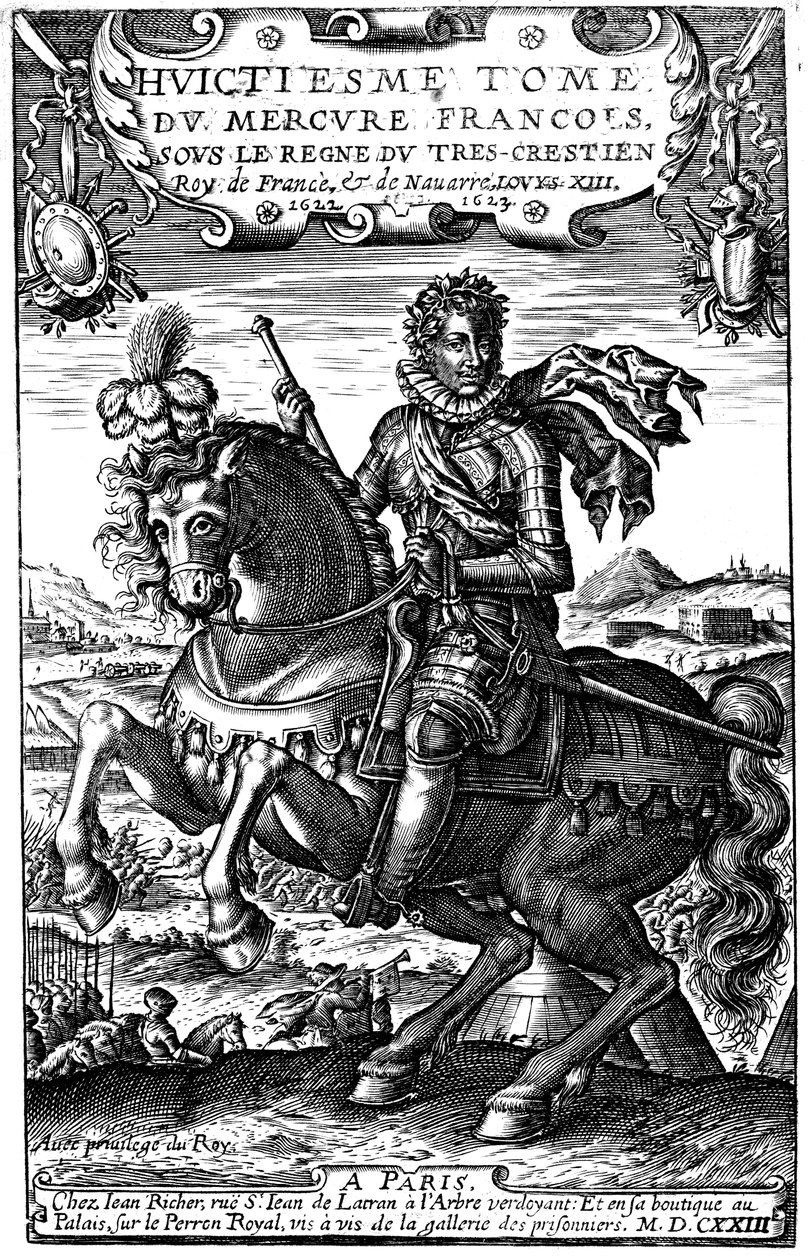 XIII. Lajos francia, 1623 alkotó: Unbekannt