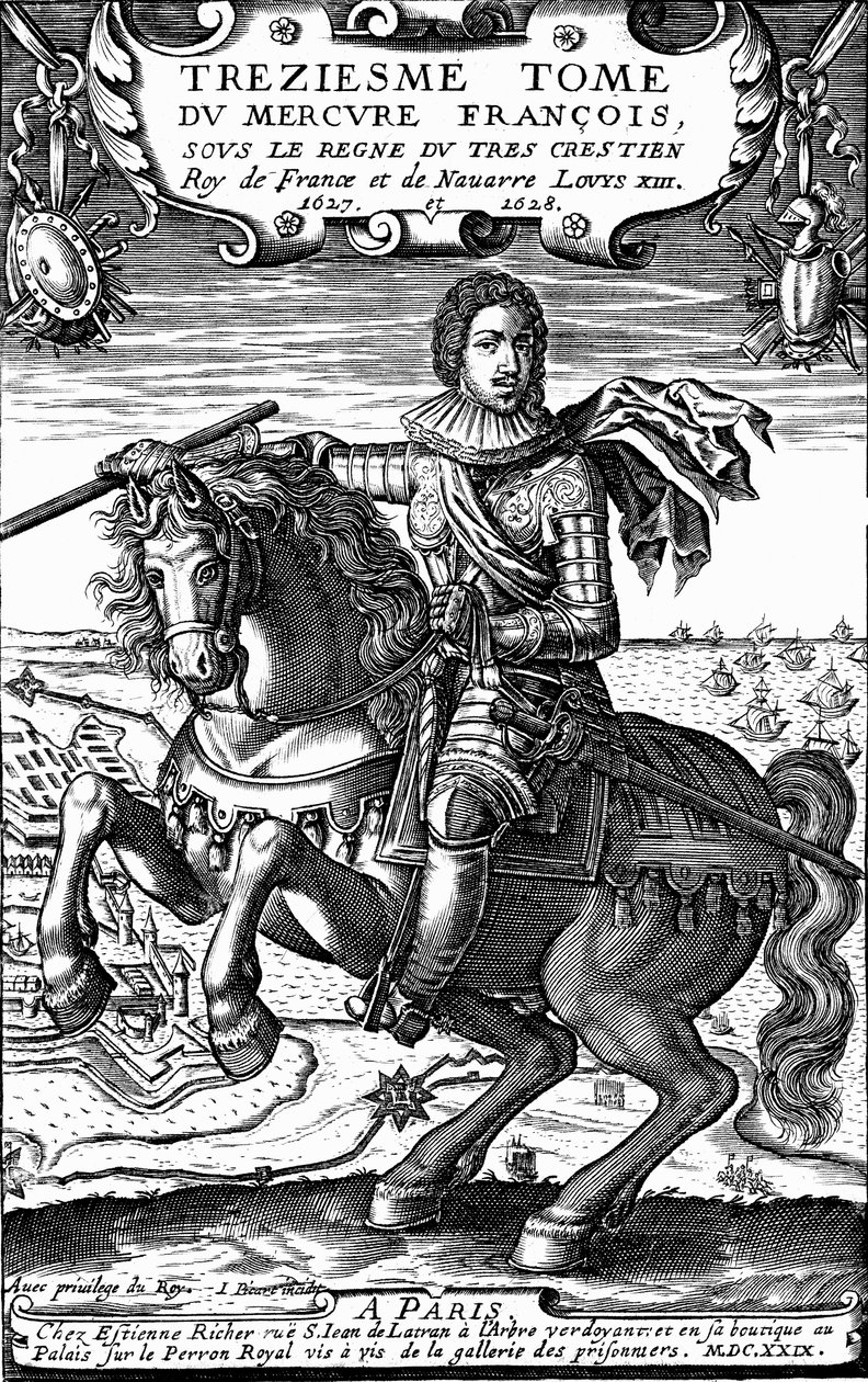 XIII. Lajos francia, 1629 alkotó: Unbekannt