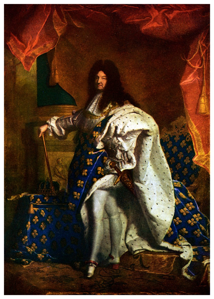 XIV. Lajos francia király, 1701, 1956 alkotó: Unbekannt