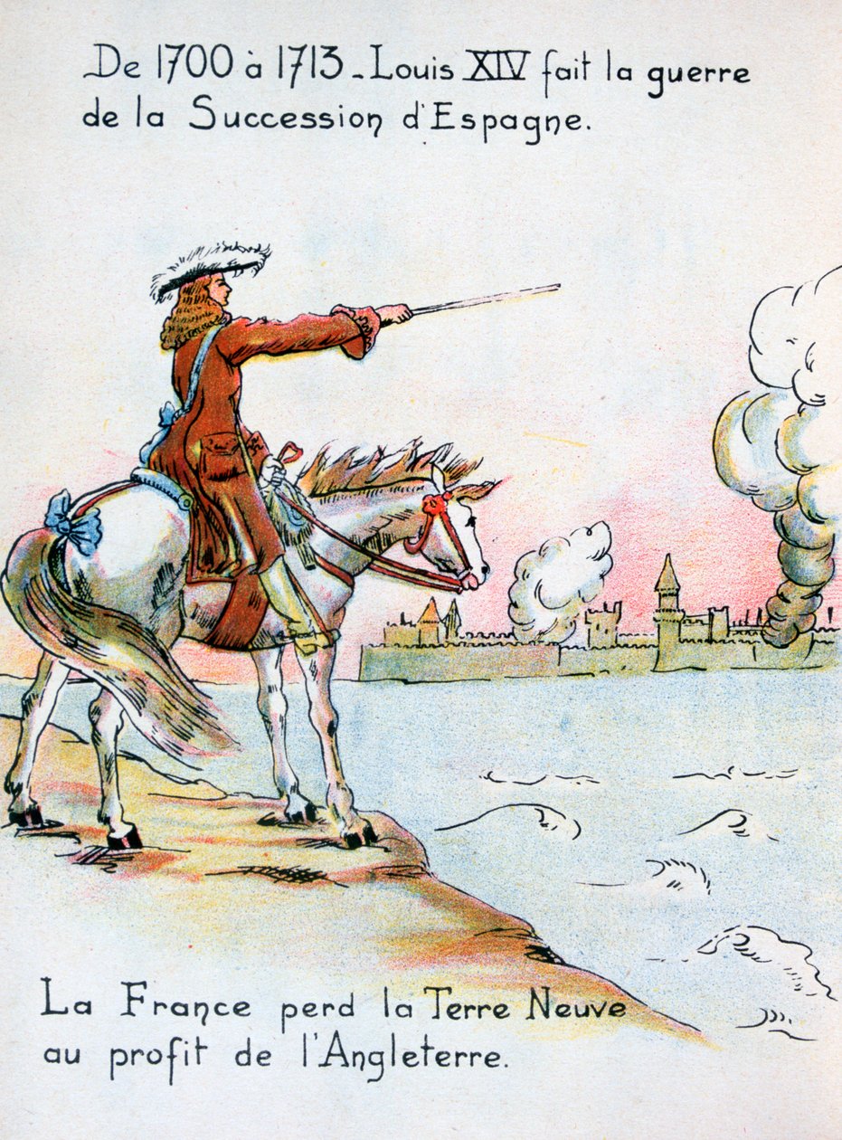 XIV. Lajos és a spanyol örökösödési háború, 1700-1715 XX. század alkotó: Unbekannt