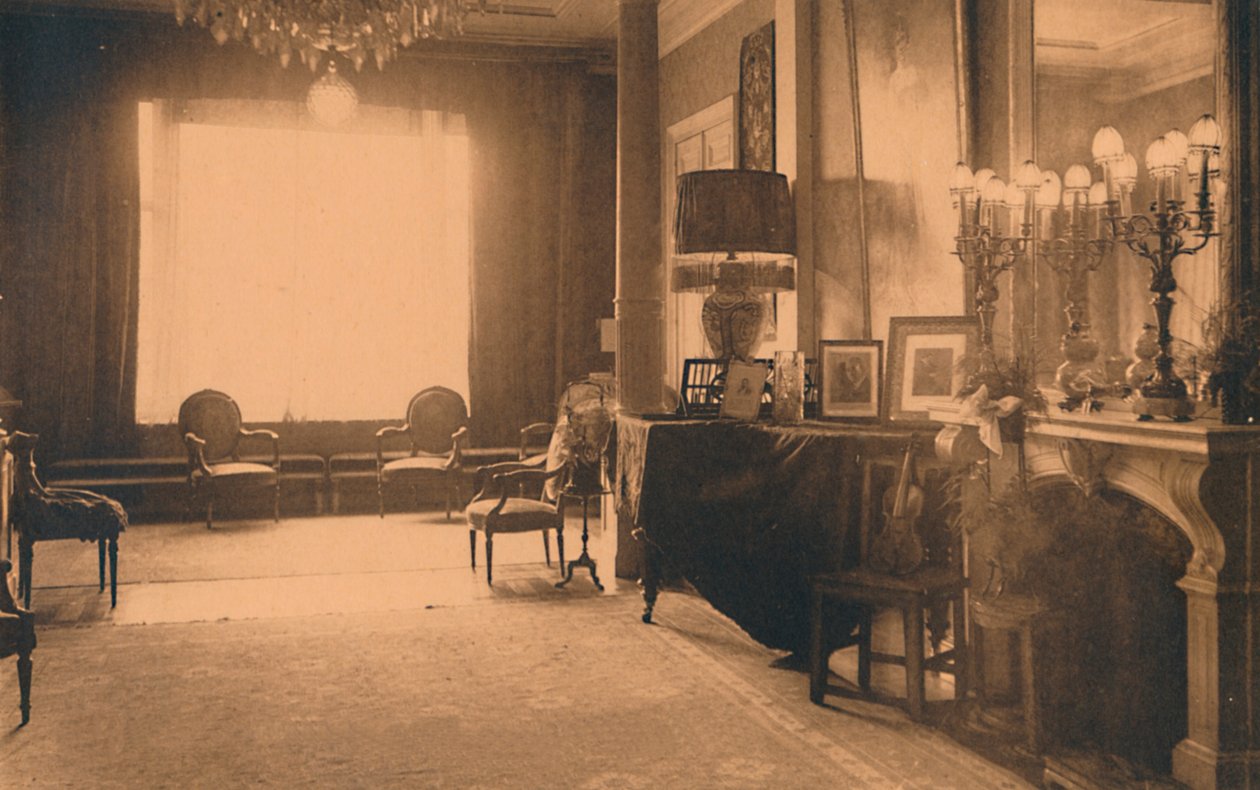 XVI. Lajos szoba a kubai brüsszeli nagykövetségen, Belgiumban, 1927. alkotó: Unbekannt