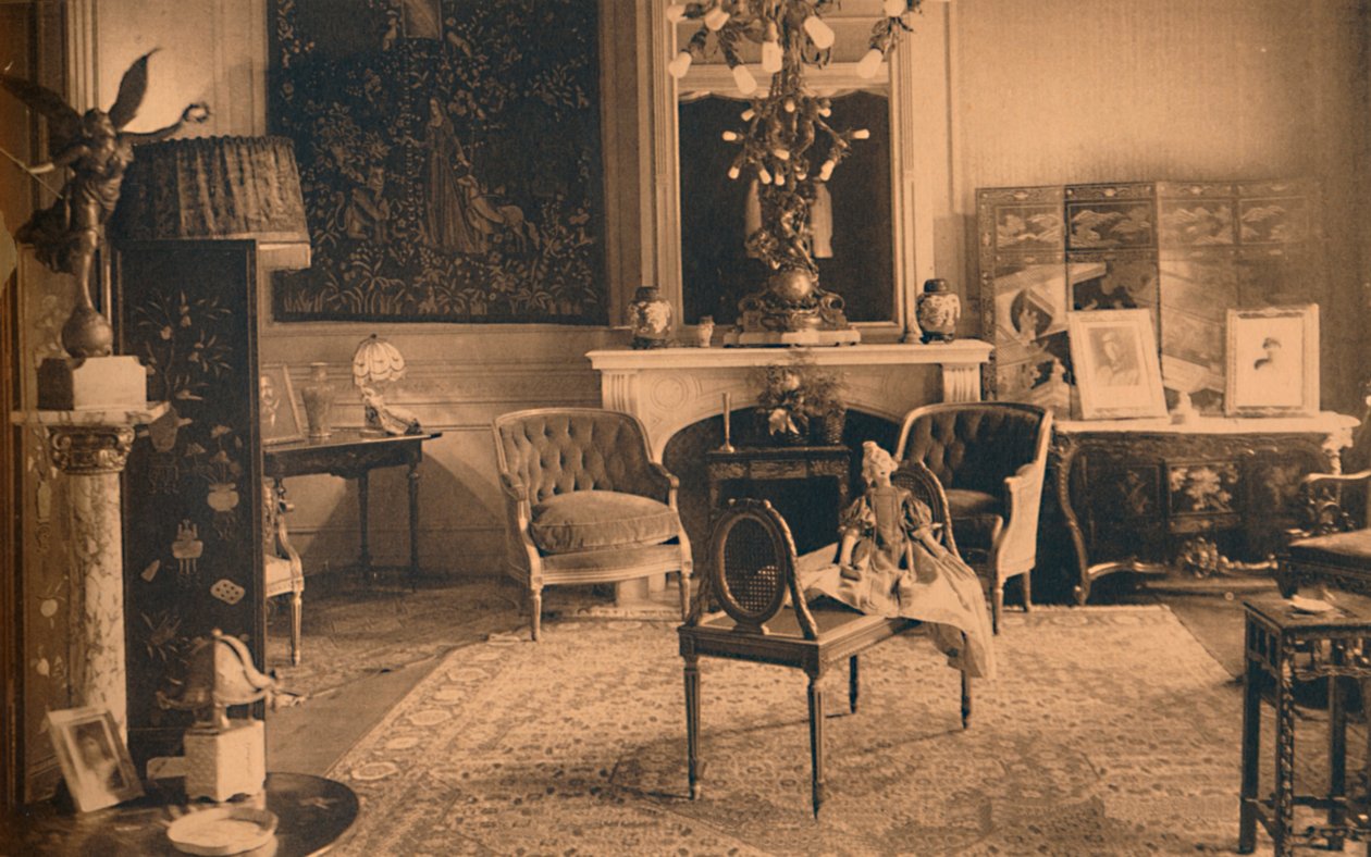 XVI. Lajos szoba a kubai brüsszeli nagykövetségen, Belgiumban, 1927. alkotó: Unbekannt