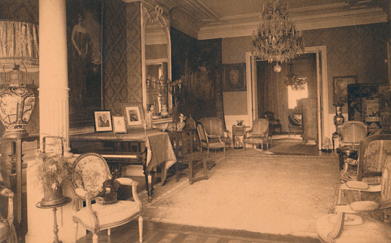 XVI. Lajos szoba a kubai brüsszeli nagykövetségen, Belgiumban, 1927. alkotó: Unbekannt