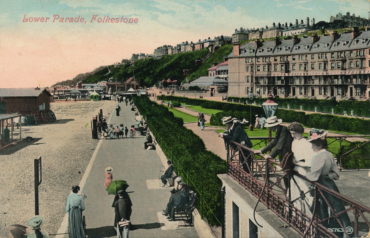 Alsó parádé, Folkestone, 19. század vége – 20. század eleje alkotó: Unbekannt