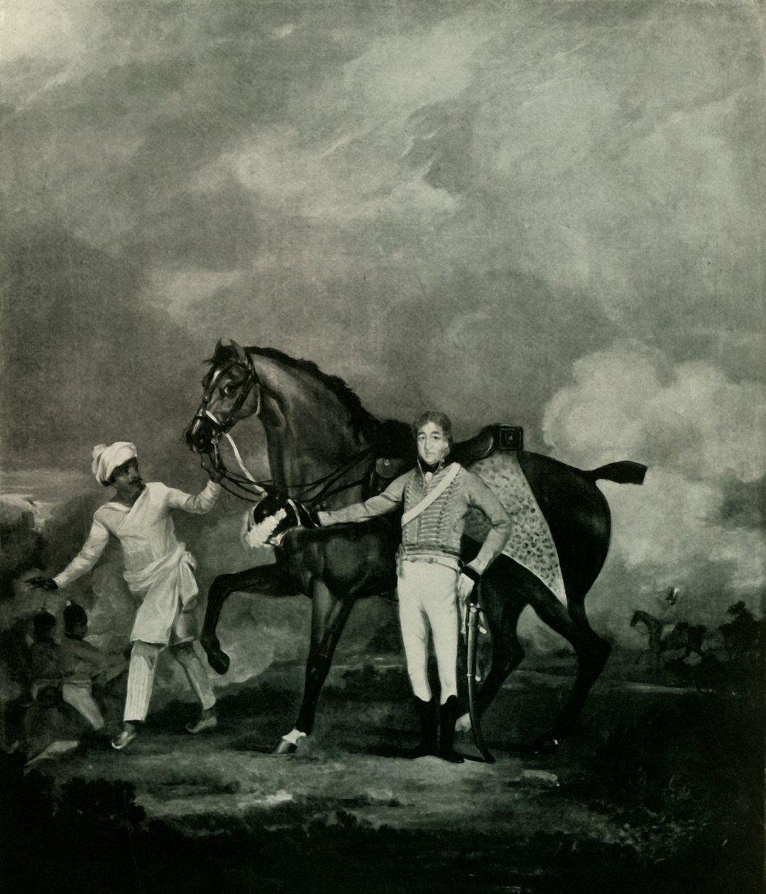 alezredes F. A. Daniell a testőr egyenruhájában, 1802-1806, 1925. alkotó: Unbekannt