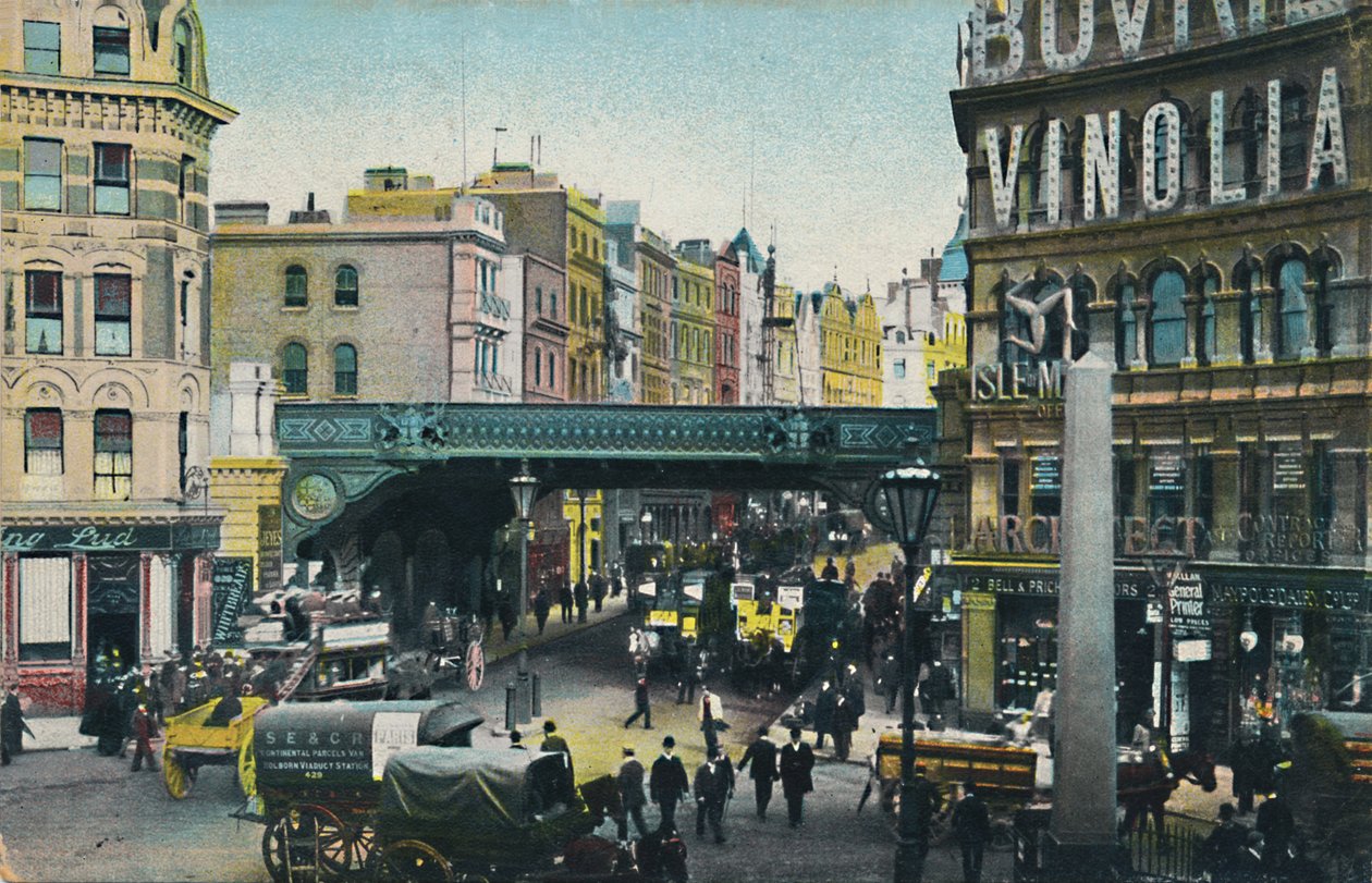Ludgate Hill, London, 1904. alkotó: Unbekannt