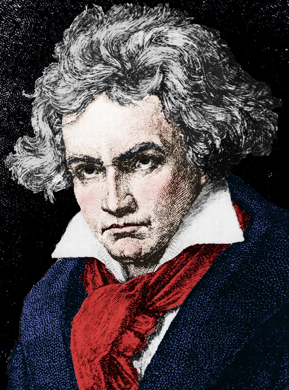 Ludwig van Beethoven 1770-1827 német zeneszerző és zongoraművész, XIX. alkotó: Unbekannt