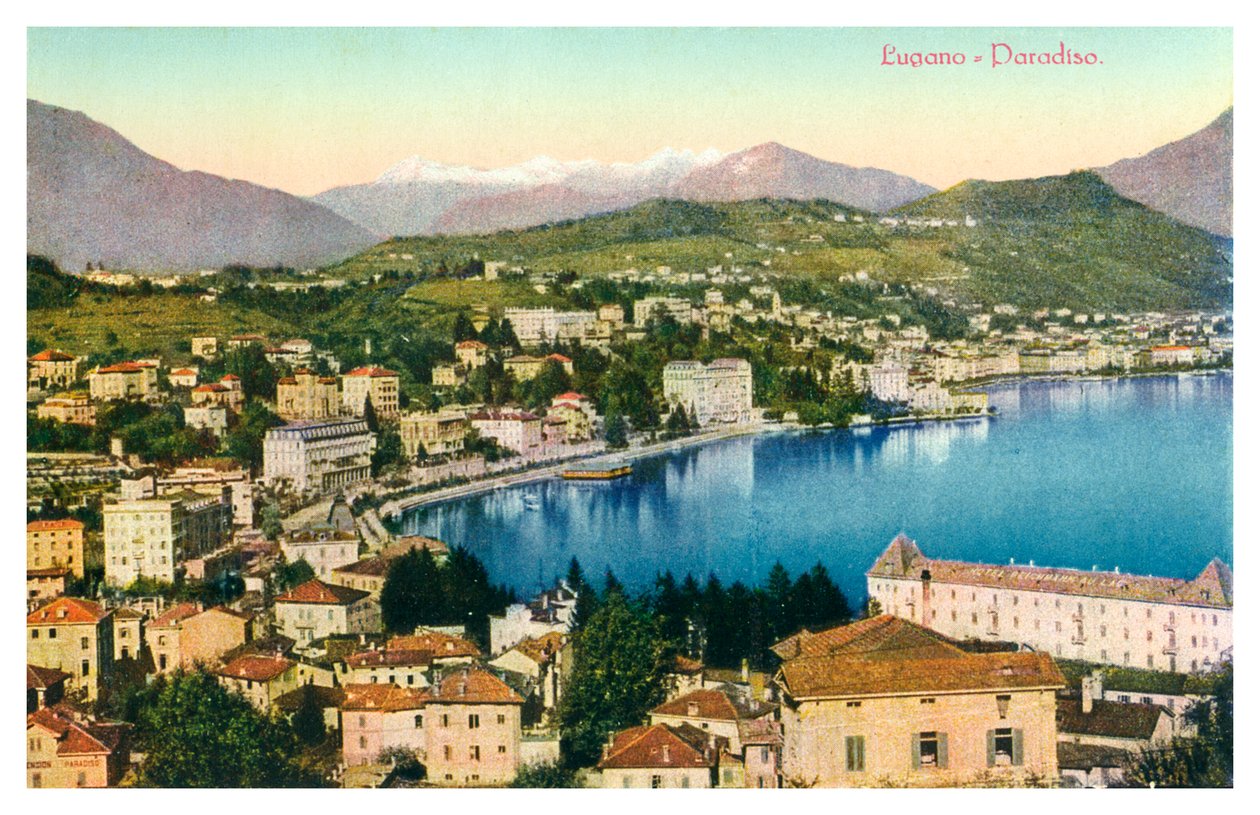 Lugano, Svájc, XX. század alkotó: Unbekannt