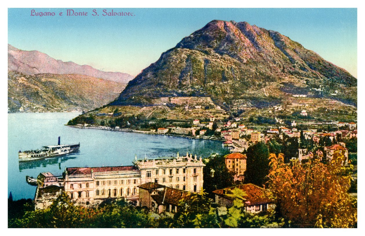 Lugano és Monte San Salvatore, Svájc, XX. század alkotó: Unbekannt