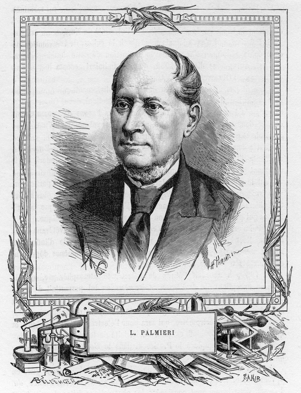 Luigi Palmieri olasz geofizikus, 1893 alkotó: Unbekannt