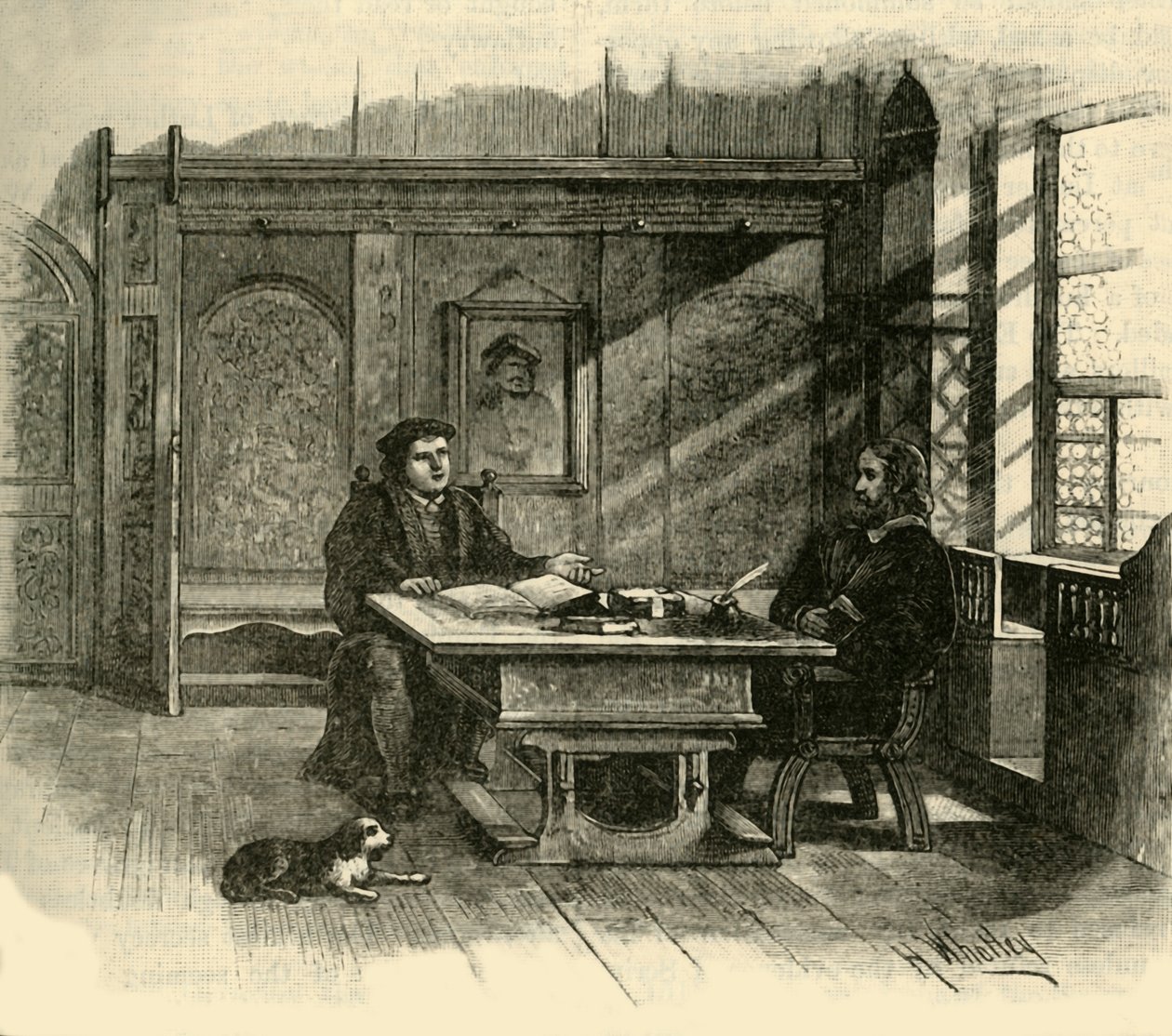 Luther és Melanchthon, 1500-1520, 1890. alkotó: Unbekannt