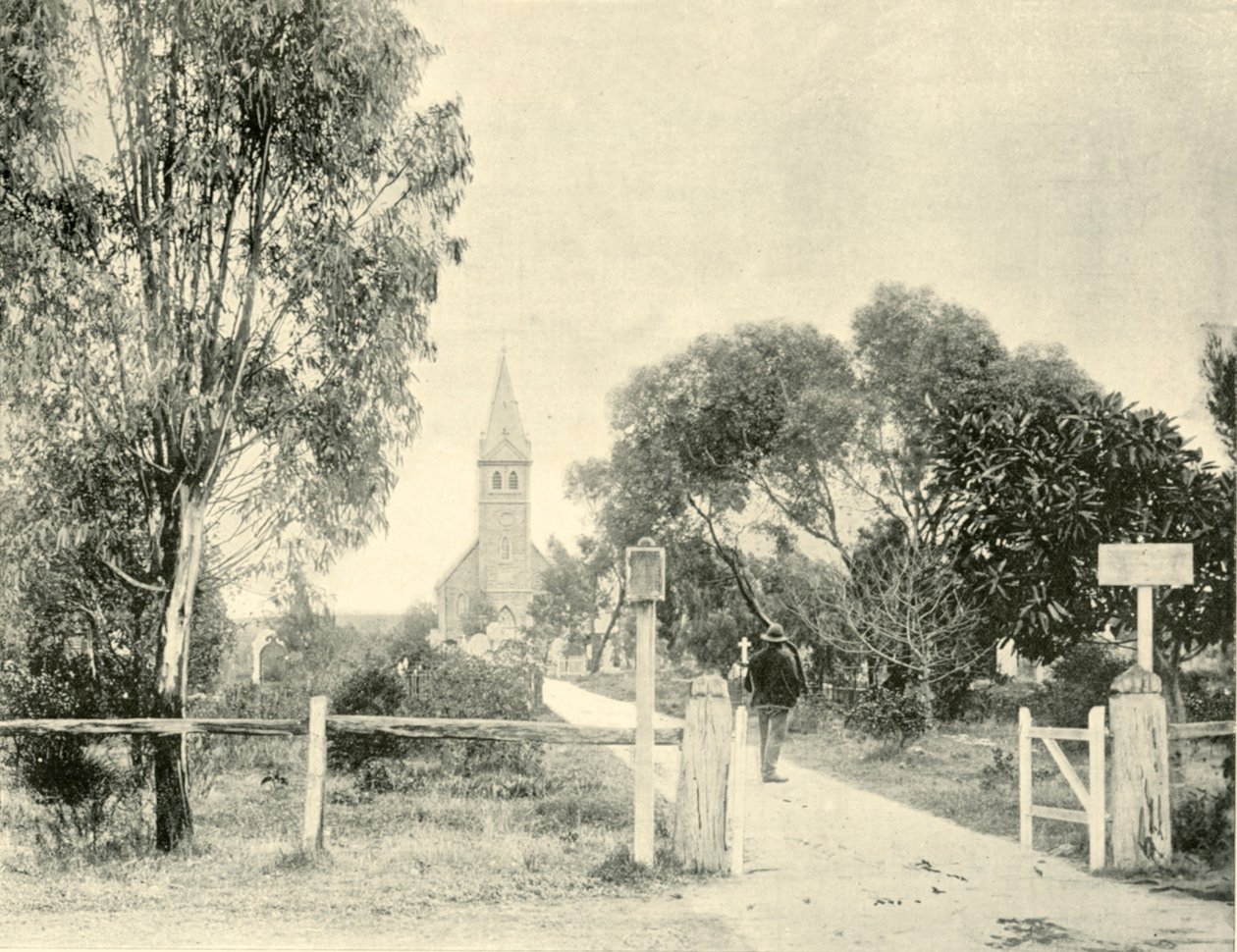 Evangélikus templom, Tanunda, 1901. alkotó: Unbekannt