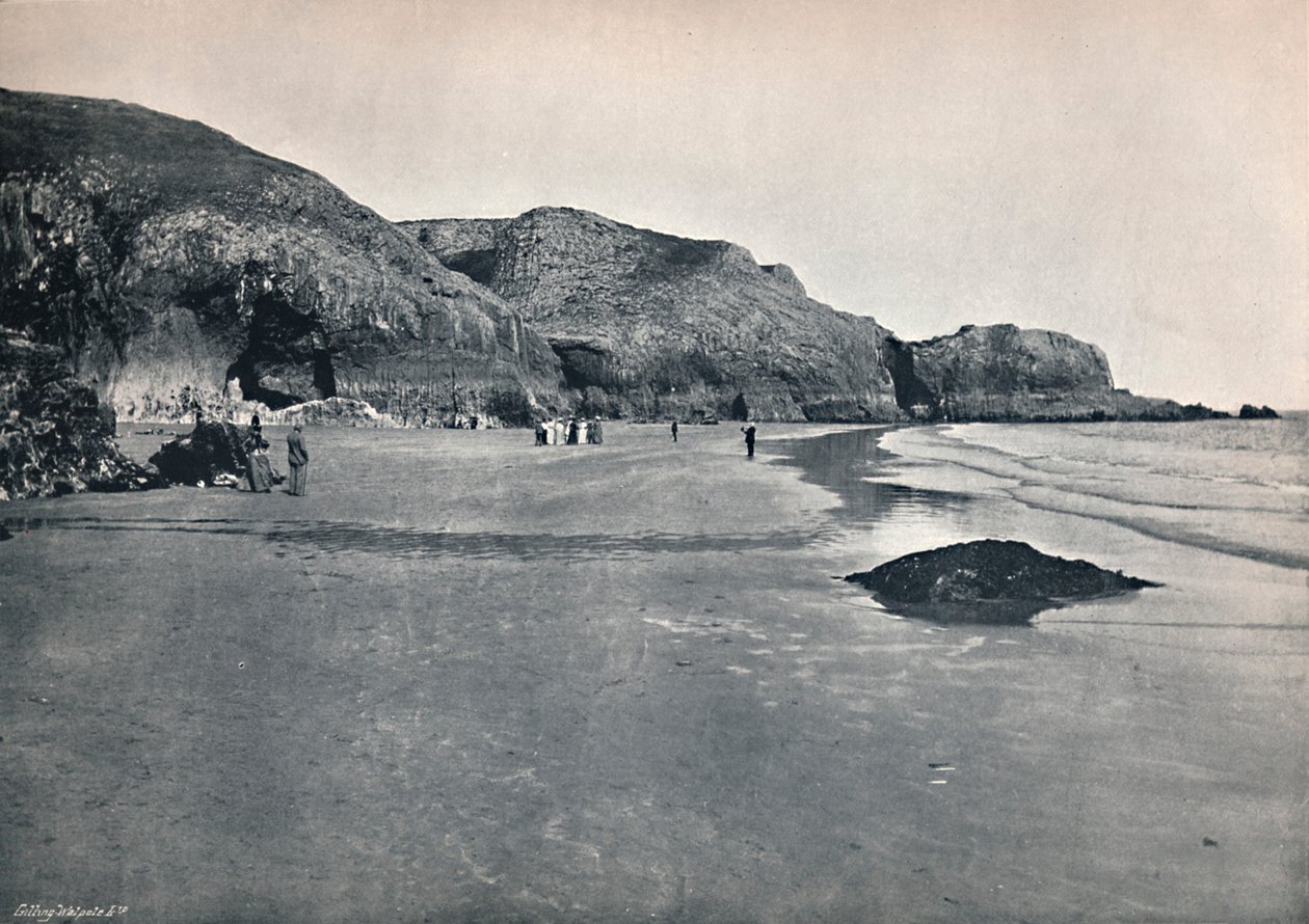 Lydstep – A sziklák és a tengerpart, 1895 alkotó: Unbekannt
