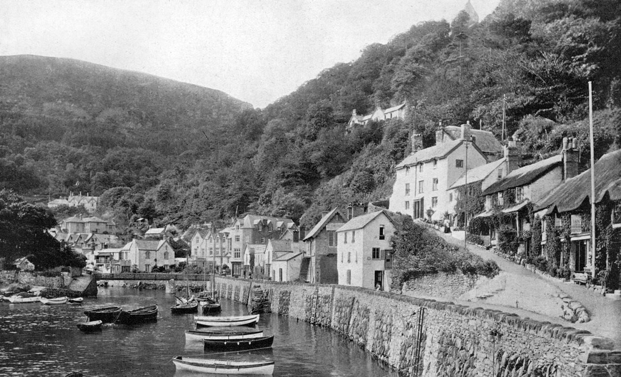 Lynmouth kikötője, Devon, 1924-1926 alkotó: Unbekannt