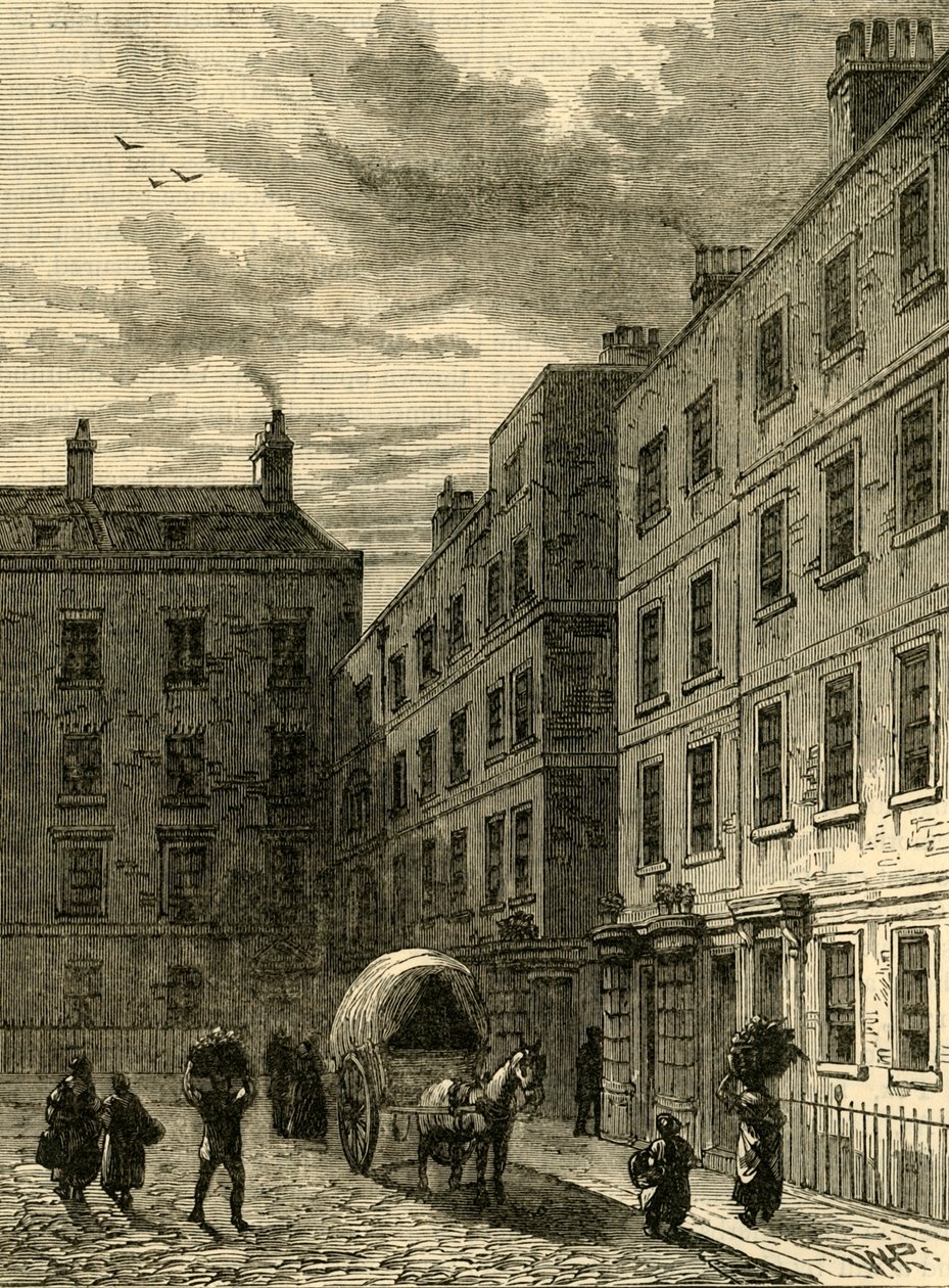 Macklins House, Tavistock Row, 1881. alkotó: Unbekannt
