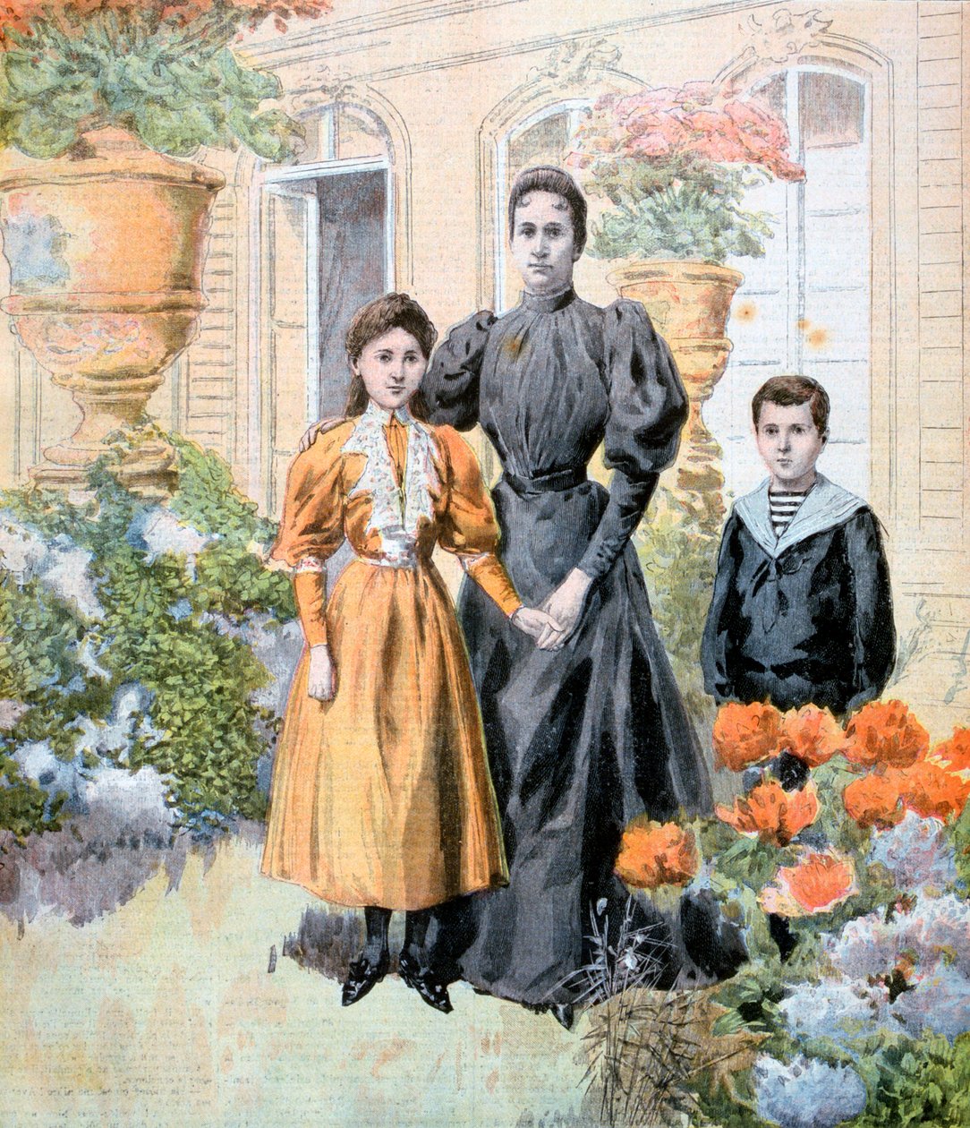 Madame Casimir-Perier és gyermekei, 1894 alkotó: Unbekannt