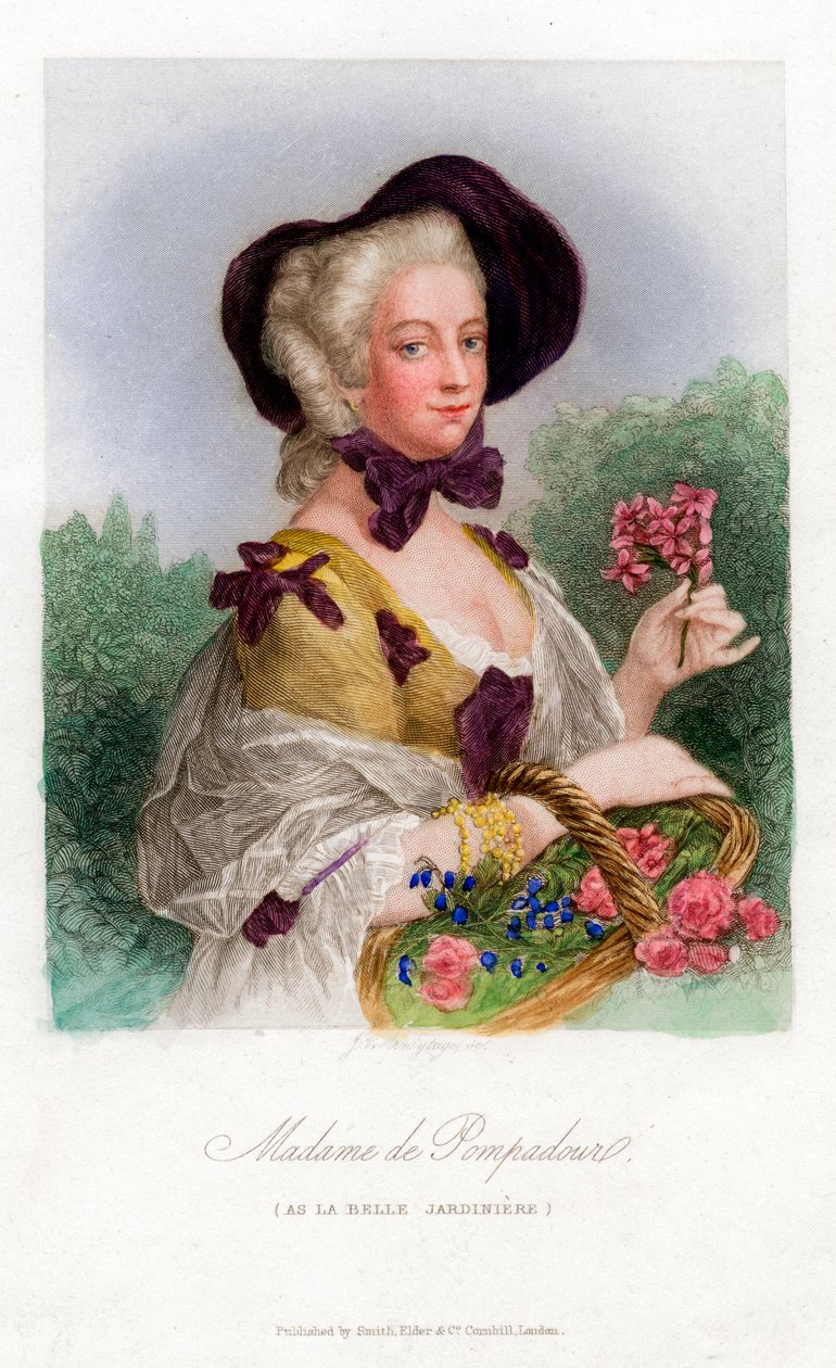 Madame de Pompadour, 1740-1800 alkotó: Unbekannt