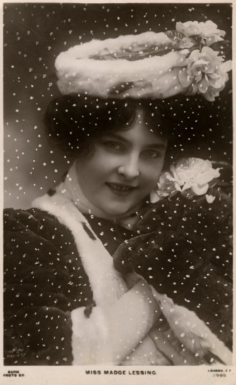 Madge Lessing német színésznő, 1906 alkotó: Unbekannt