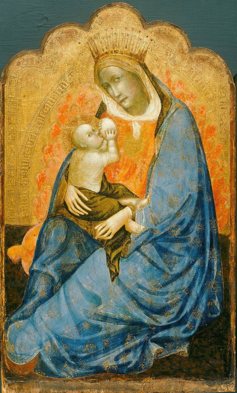 Alázat Madonna, 13751400. alkotó: Unbekannt