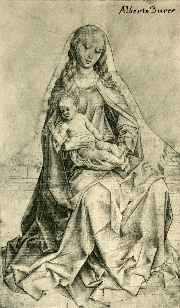 Madonna Krisztus-gyermekáldással, 1440-1450, 1943. alkotó: Unbekannt