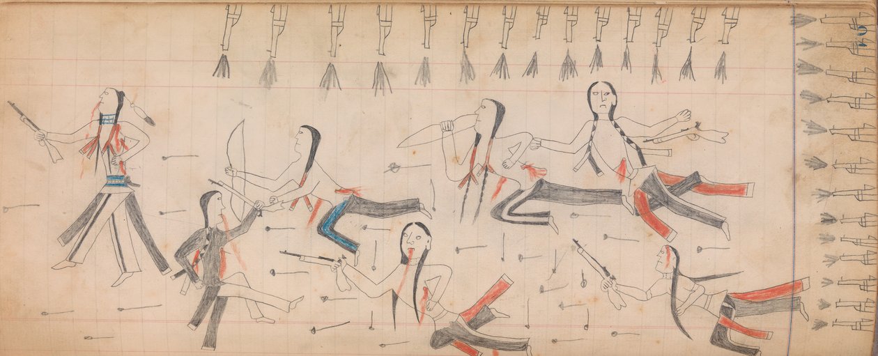 Maffet Ledger: Rajz, kb. 1874-81. alkotó: Unbekannt