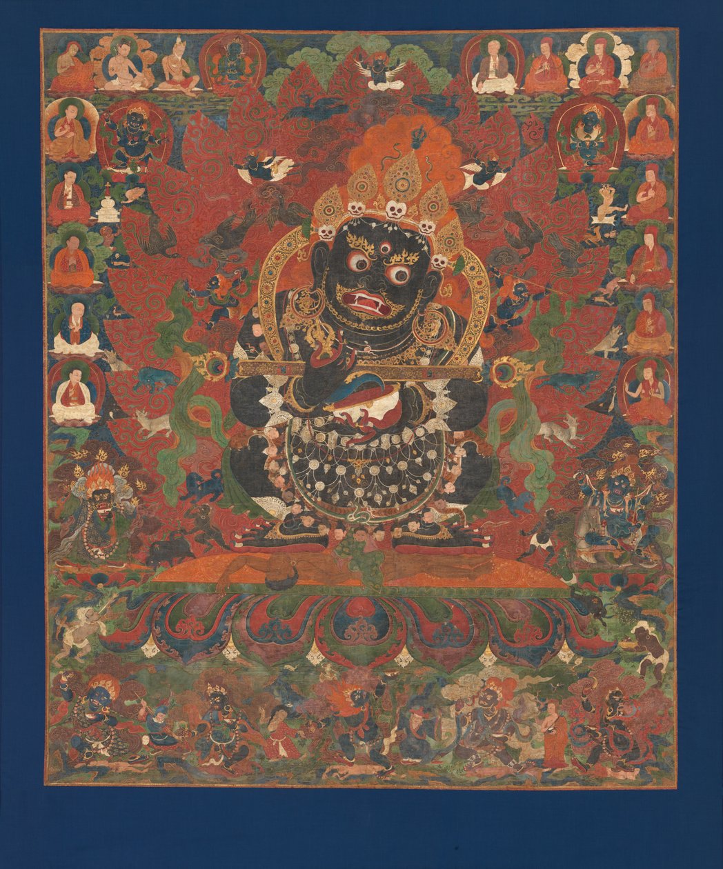Mahakala, a sátor védelmezője, kb. 1500. alkotó: Unbekannt