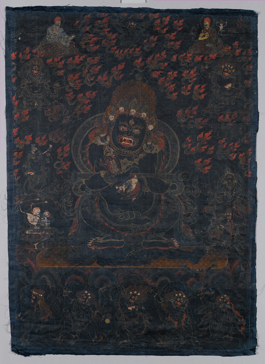 Mahakala, a sátor védelmezője, kb. 1650. alkotó: Unbekannt