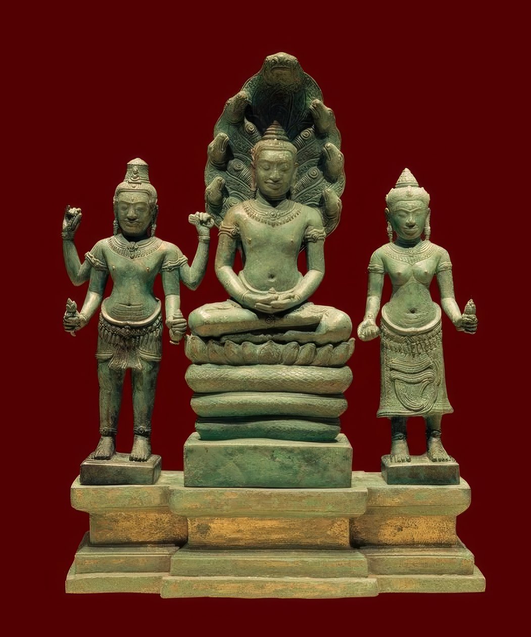 Mahayana buddhista triász alkotó: Unbekannt