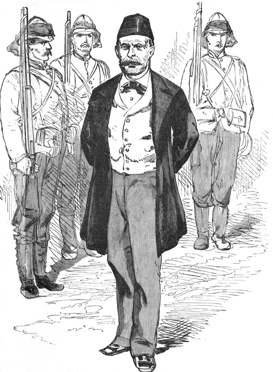 Mahmoud Fehmy, az Arabis vezérkari főnöke, 1882 alkotó: Unbekannt