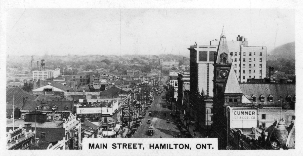 Main Street, Hamilton, Ontario, Kanada, 1920-as évek alkotó: Unbekannt