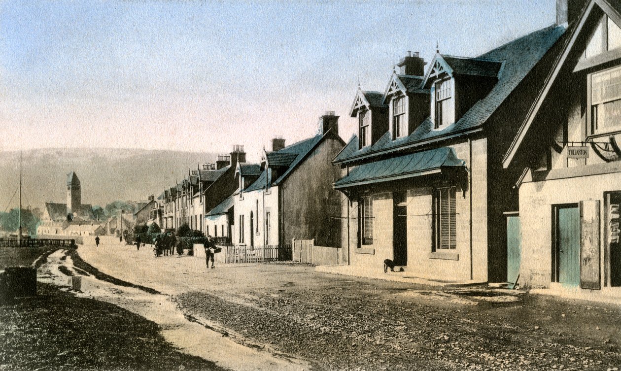 Main Street, Lamlash, Isle of Arran, Skócia, XX. század alkotó: Unbekannt