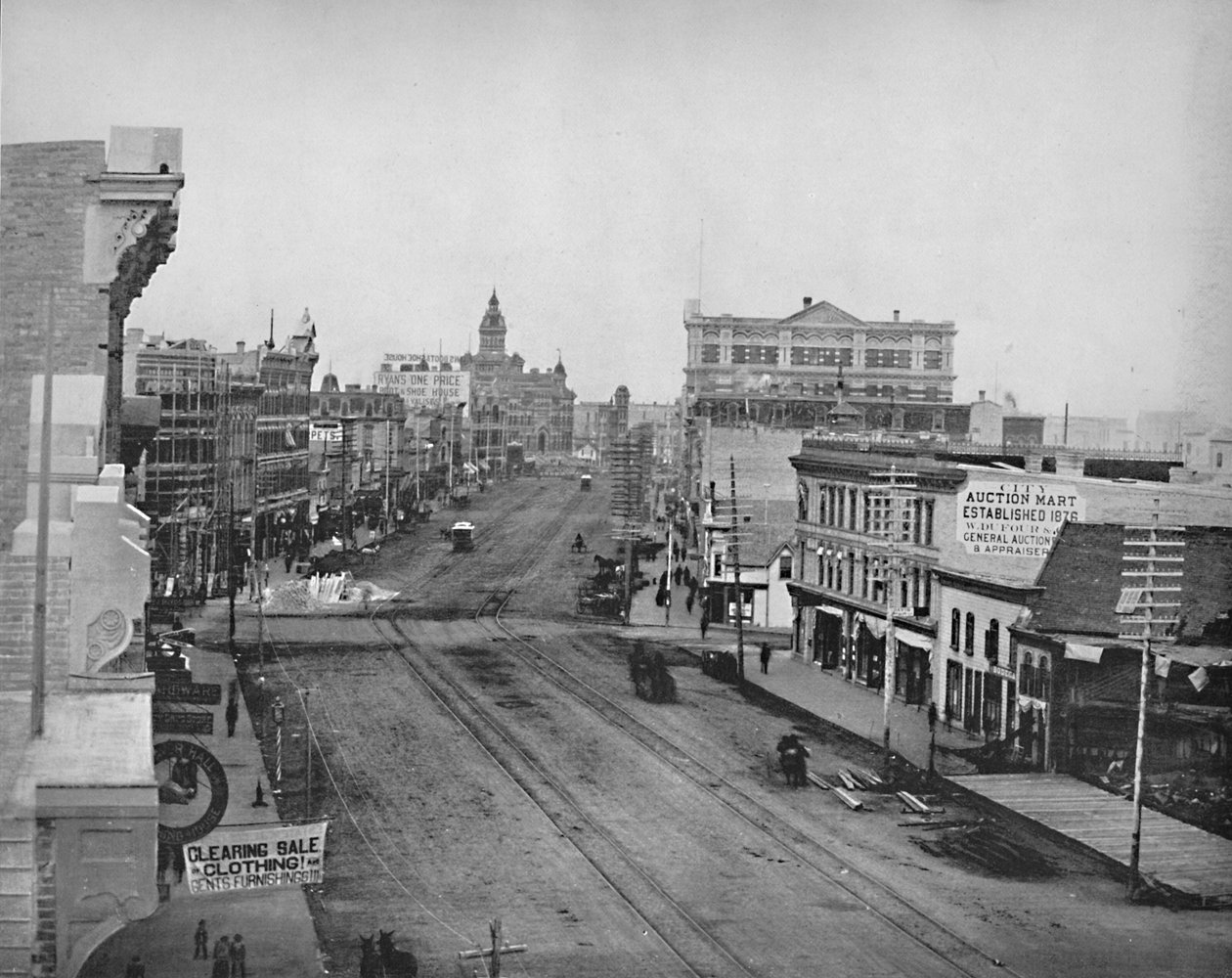 Main Street, Winnipeg, Manitoba, 1897. alkotó: Unbekannt