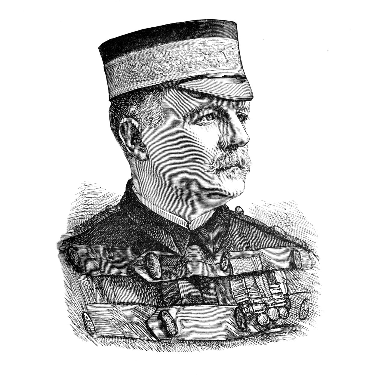 Sir Herbert Macpherson vezérőrnagy, az indiai kontingens parancsnoka, 1882. alkotó: Unbekannt