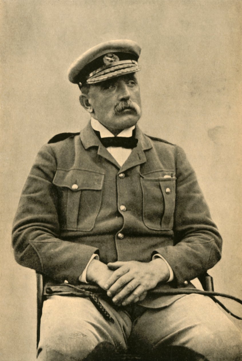 Sir J. D. P. French vezérőrnagy, K.C.B., 1901. alkotó: Unbekannt