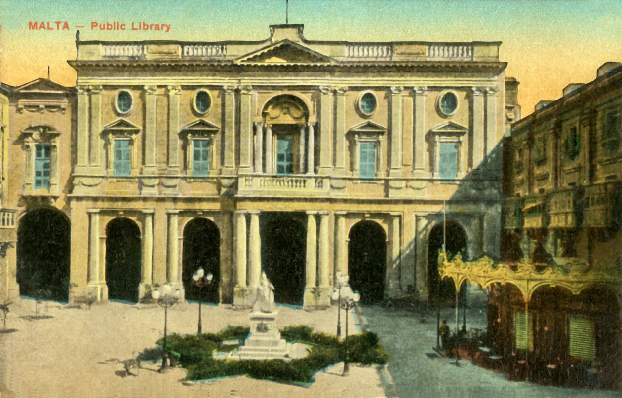 Málta – Nyilvános Könyvtár, c1918-c1939. alkotó: Unbekannt