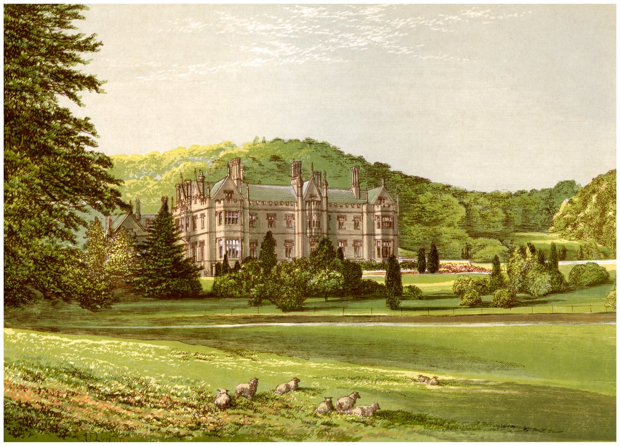 Mamhead, Devon, Baronet Newman otthona, 1880 alkotó: Unbekannt