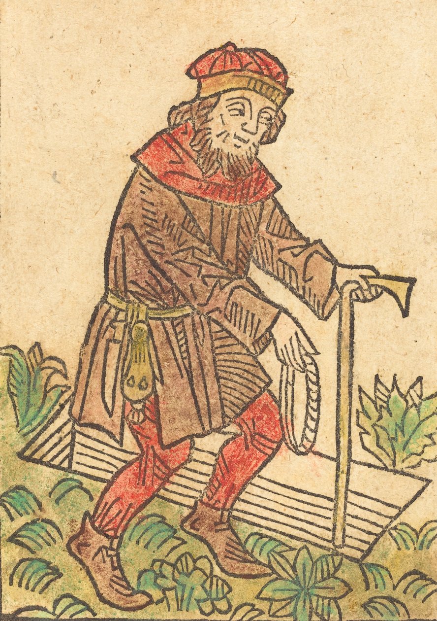 Ember sétál a sír felé, c. 1495. alkotó: Unbekannt