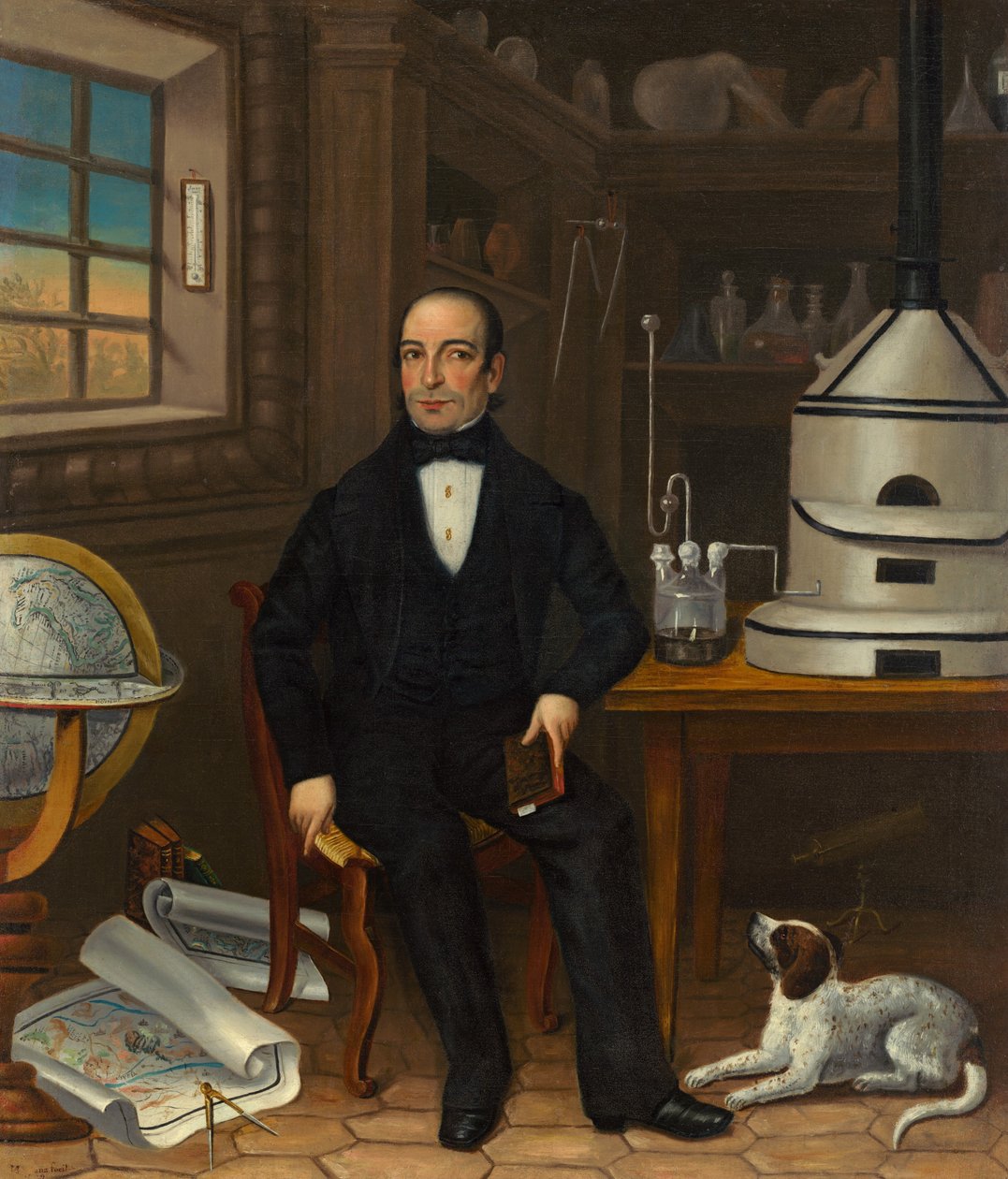 A tudomány embere, 1839. alkotó: Unbekannt
