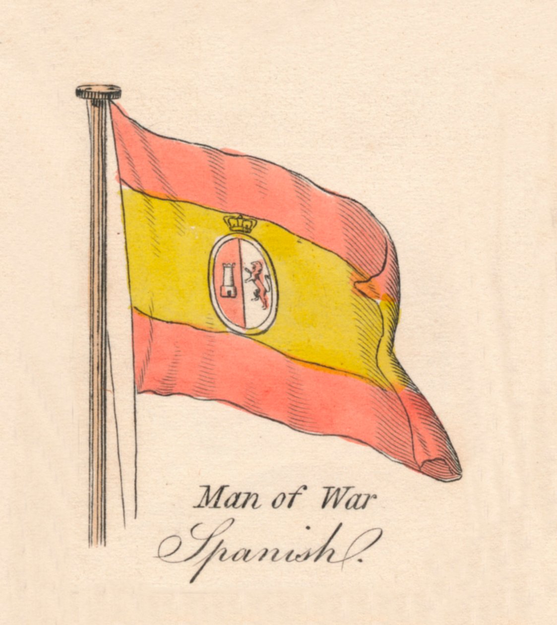 A háború embere – spanyol, 1838 alkotó: Unbekannt
