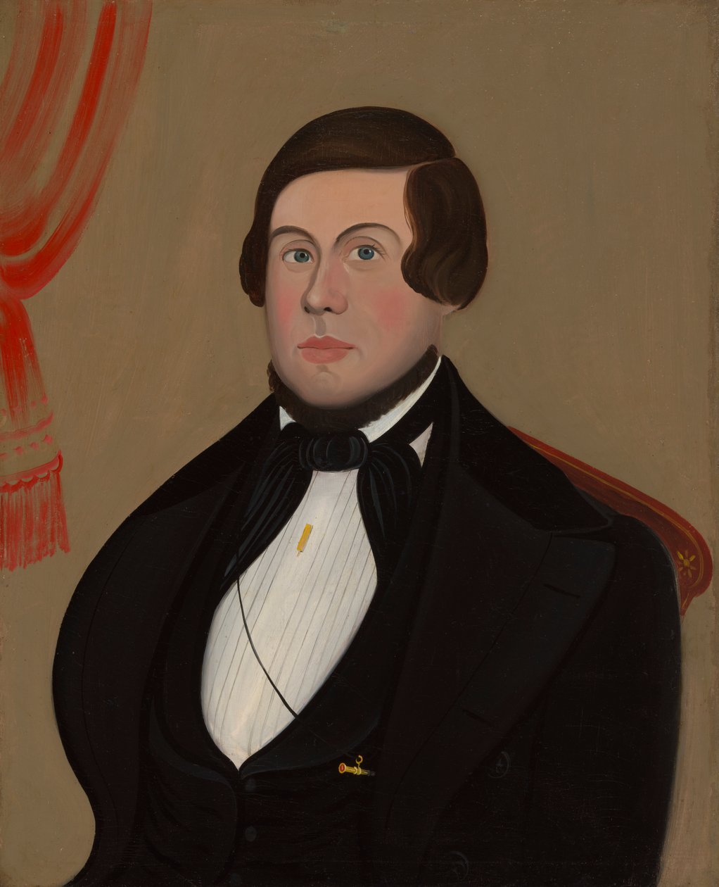 Férfi arany ceruzával, kb. 1850. alkotó: Unbekannt