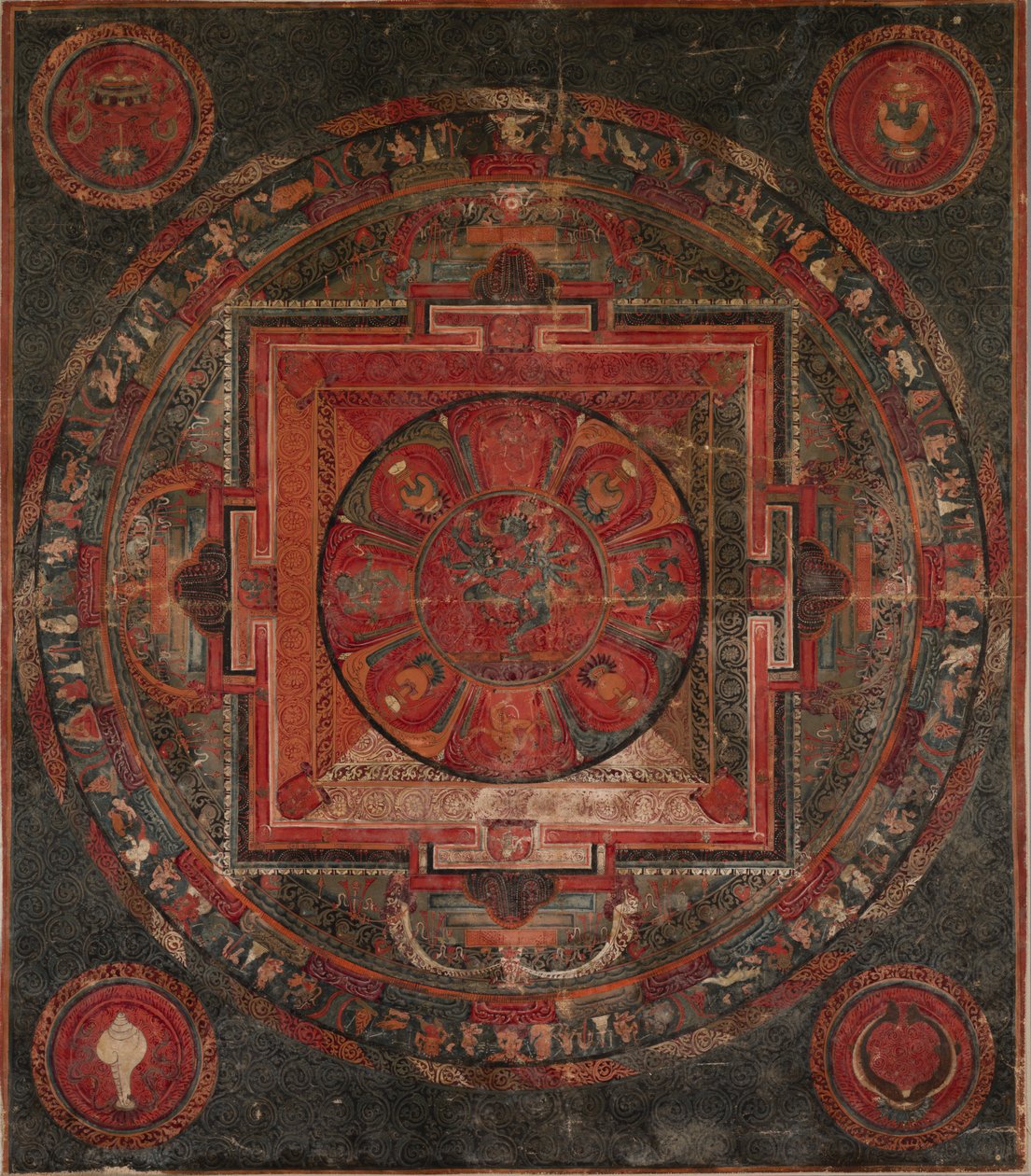 Mandala, 15. század vége. alkotó: Unbekannt