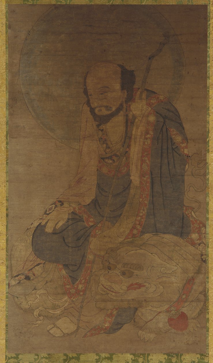 Manjusri és oroszlánja, Ming-dinasztia, 1368-1644. alkotó: Unbekannt