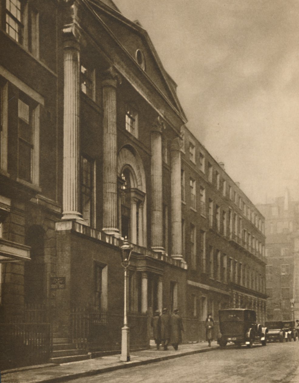 Kúria, amelyet Adam testvérek építettek a Royal Society of Arts számára, 1935. alkotó: Unbekannt