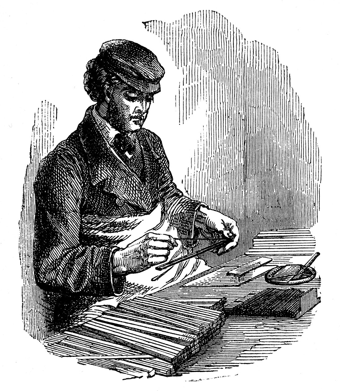 Ceruzagyártás, 1872 alkotó: Unbekannt