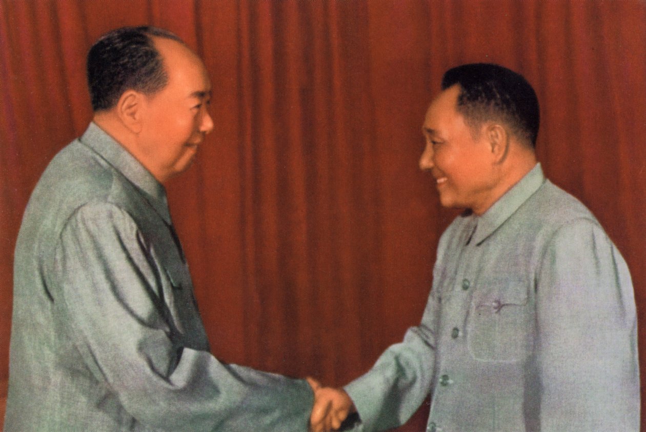 Mao Zedong and Deng Xiaoping, Chinese Communist leaders, c1960s alkotó: Unbekannt