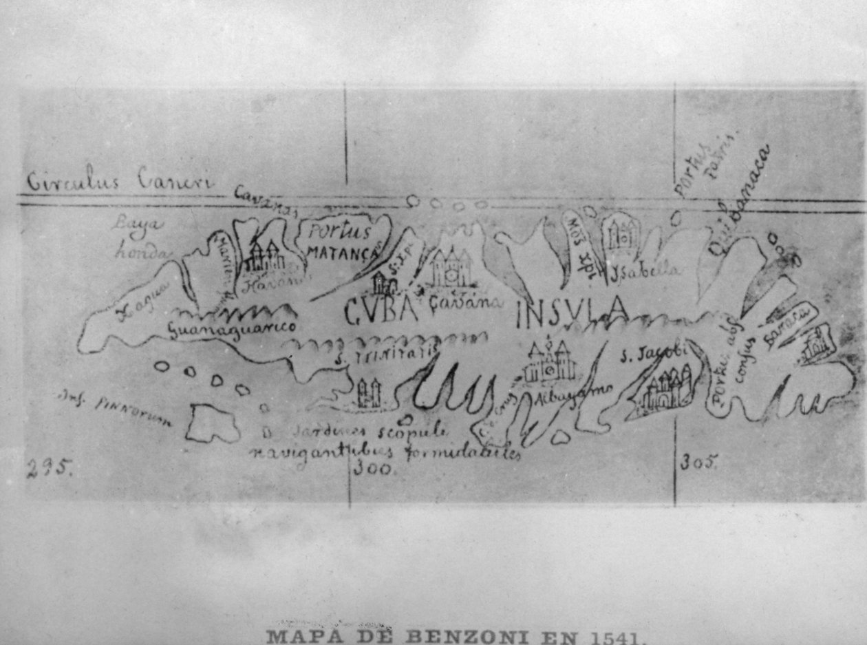 Benzoni térképe, 1541, 1920-as évek alkotó: Unbekannt