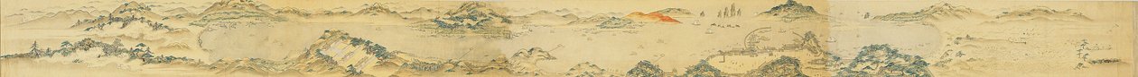 A Choryang Waegwan és környéke térképe Busanban a Joseon... idején, 19. század. alkotó: Unbekannt