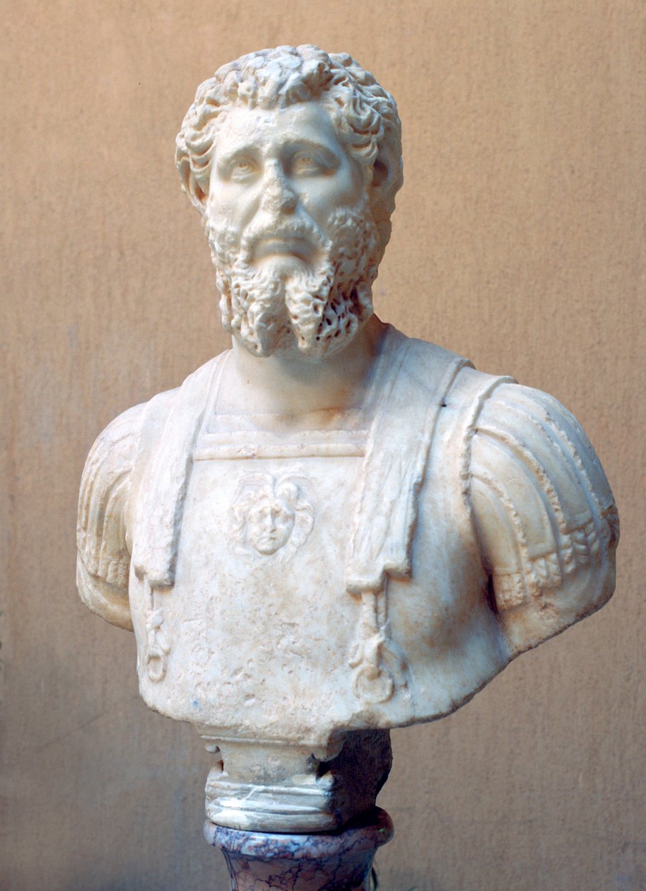 Lucius Septimius Severus római császár márvány mellszobra alkotó: Unbekannt