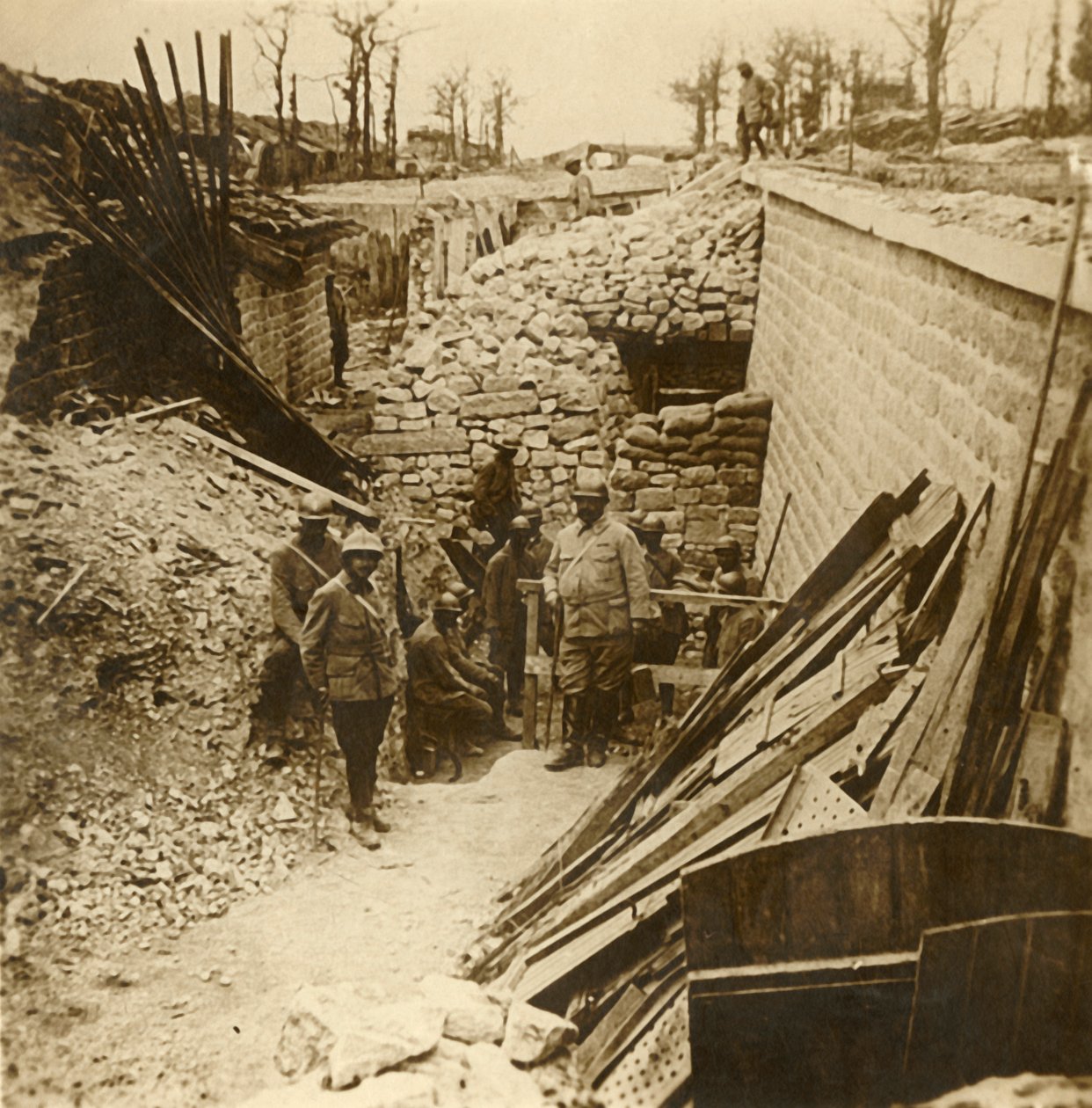Marceau laktanya, Verdun, Észak-Franciaország, 1916 alkotó: Unbekannt